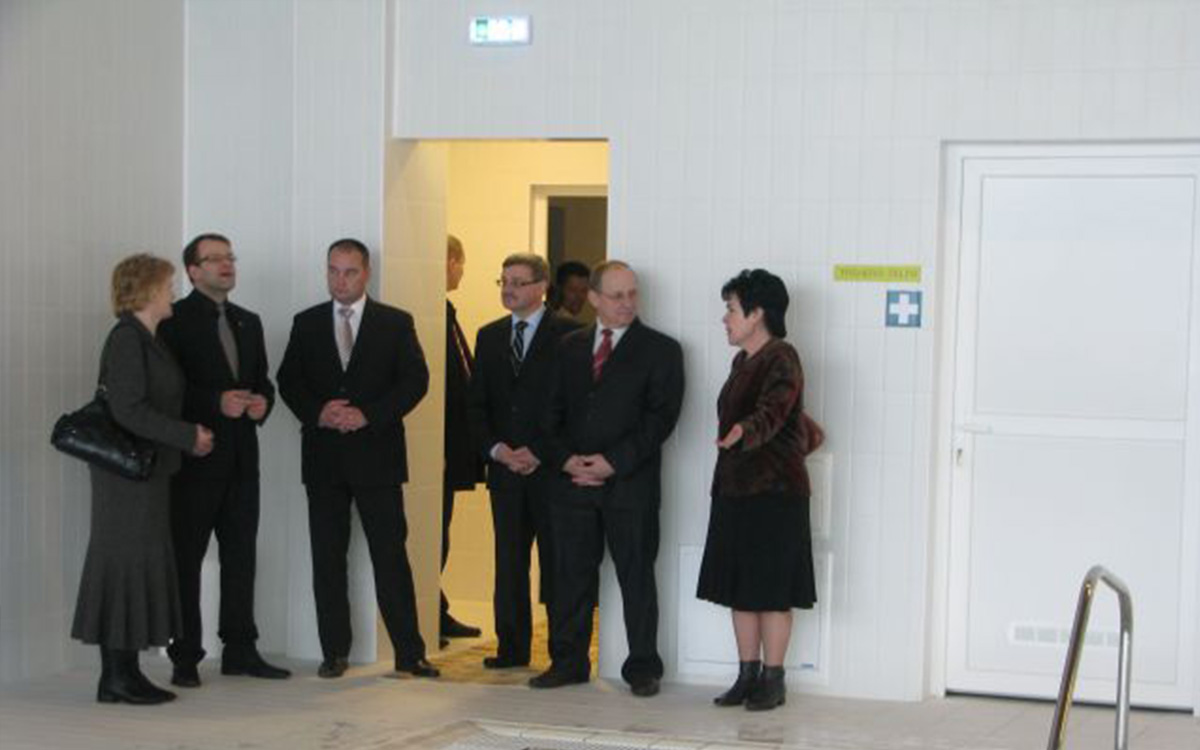 LR Saemas priekšsēdētāja vizīte Daugavpils Olimpiskajā centrā 2010